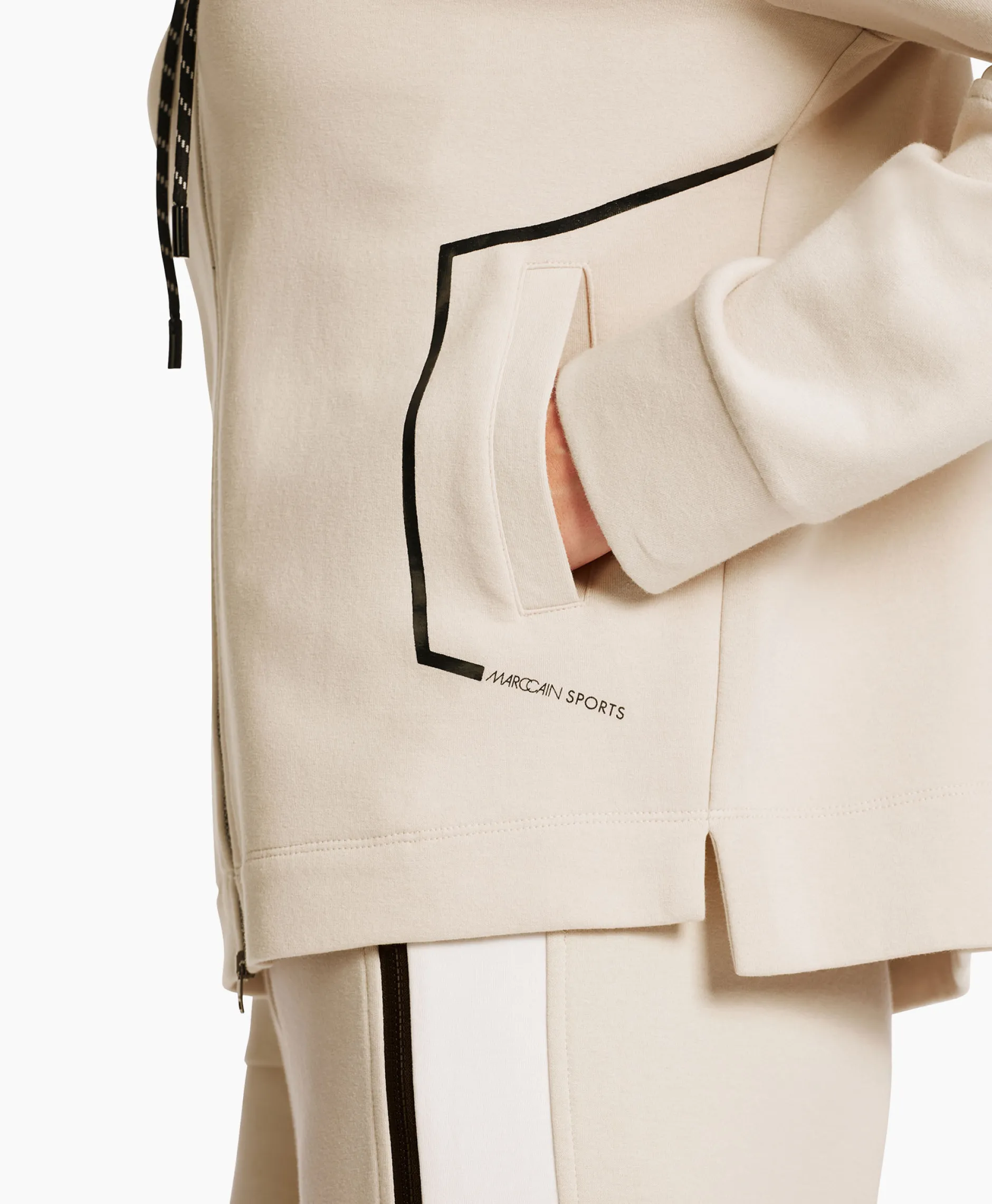 Dames Marccain Sport Jassen*Jack Ws 31.23 J09 Grijs