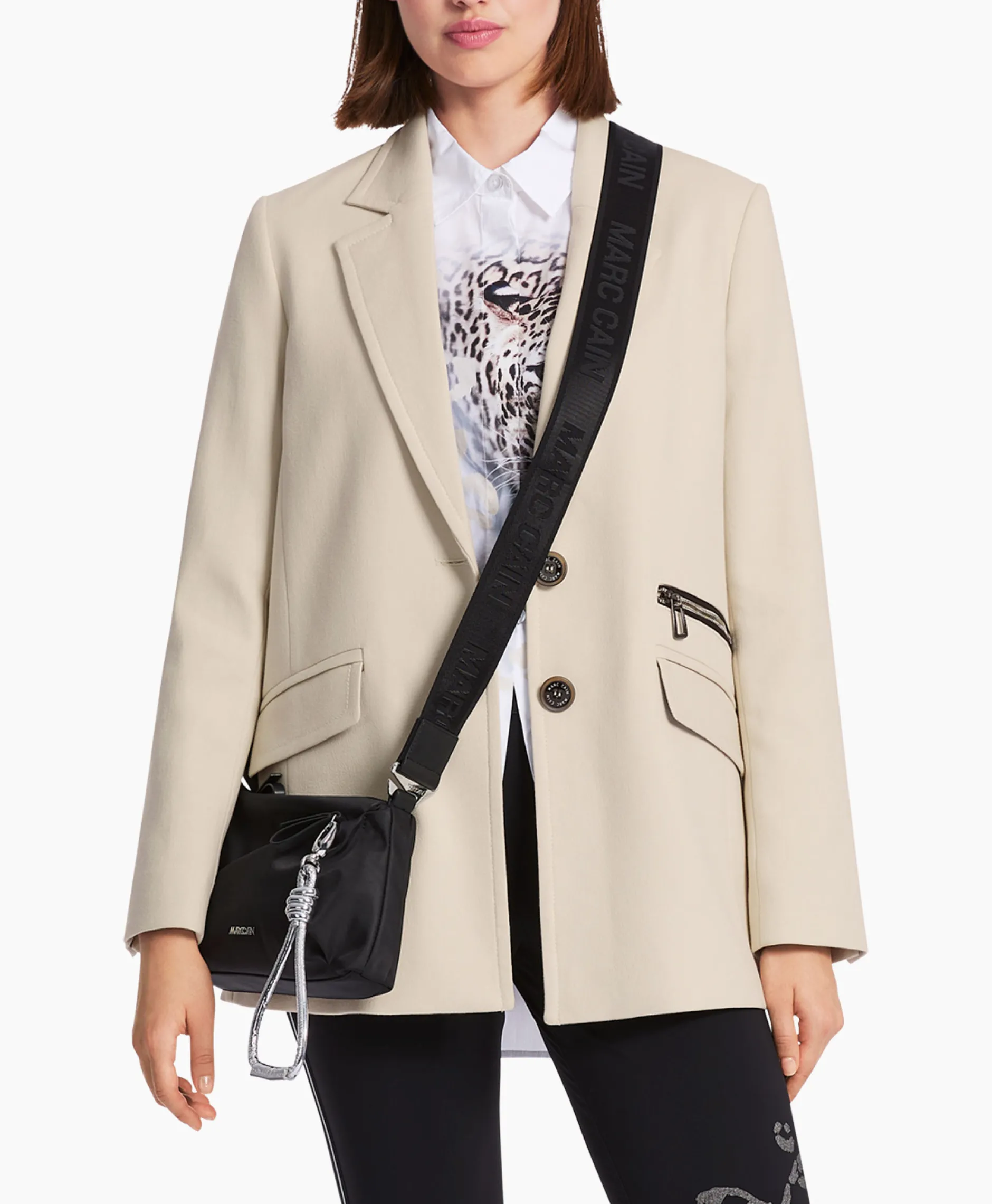 Dames Marccain Sport Blazers*Jasje Ws 34.11 W10 Grijs