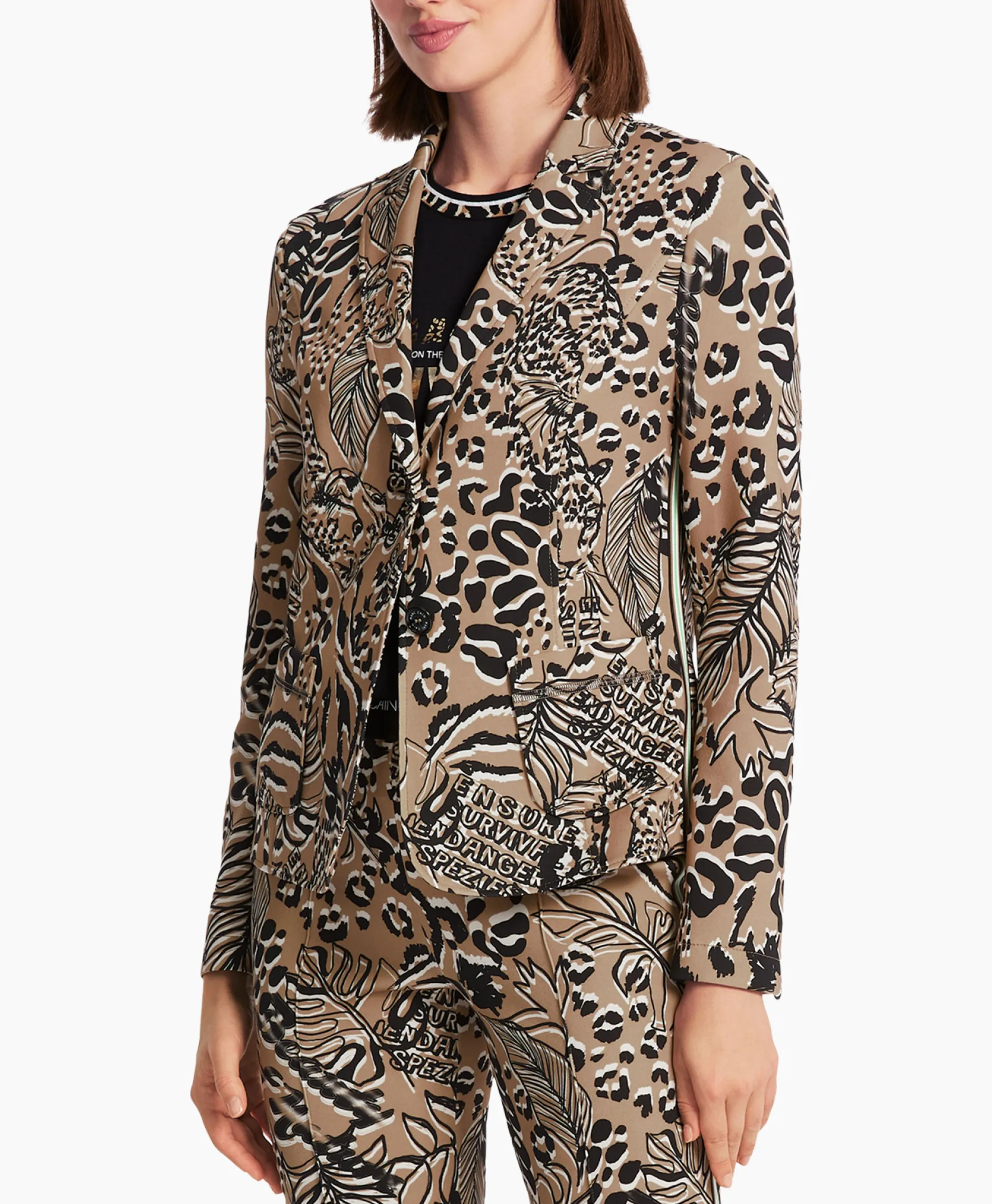 Dames Marccain Sport Blazers*Jasje Ws 34.08 J01 Zand