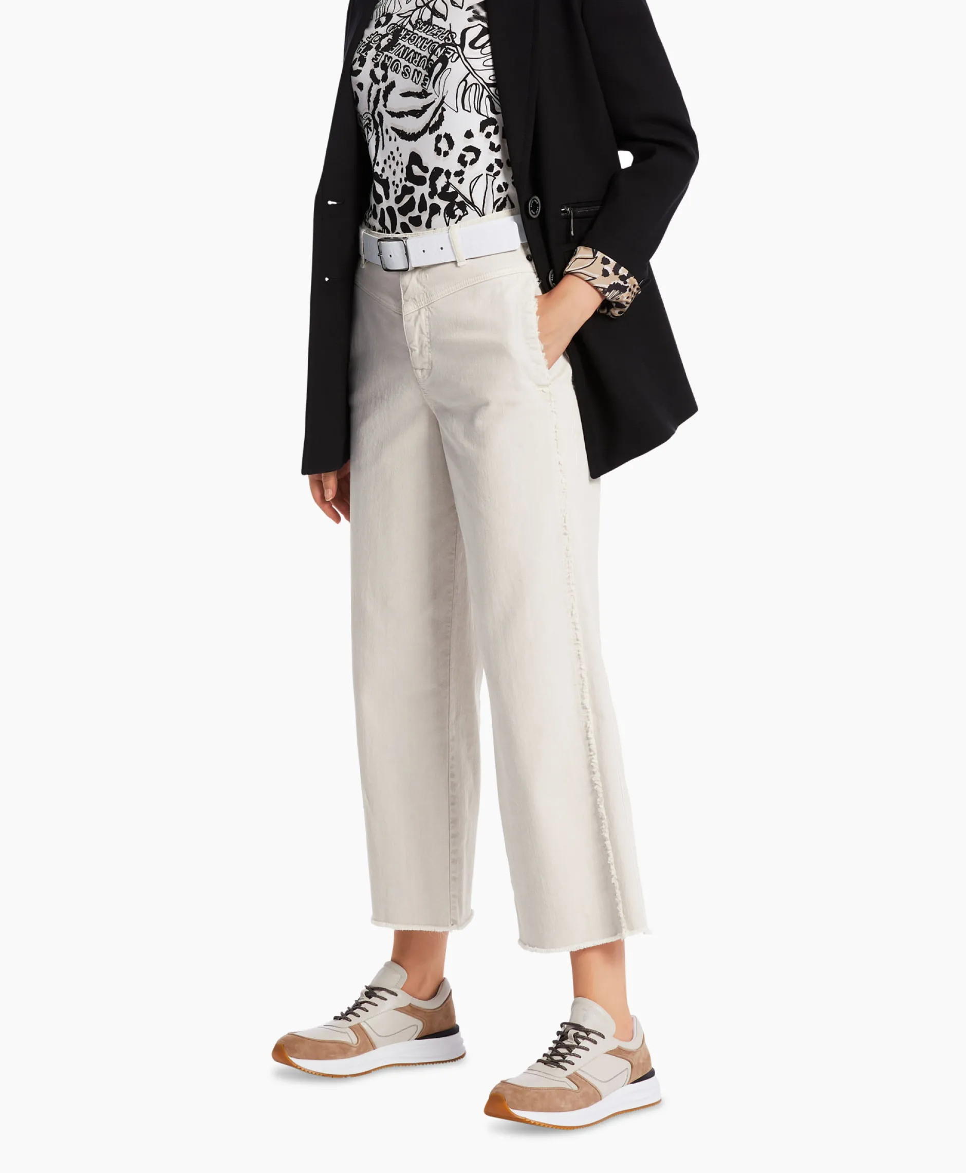 Dames Marccain Sport Broeken*Jeans Ws 82.10 D02 Grijs