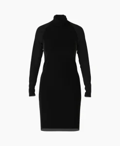 Dames Marccain Sport Bruiloftskleding*Jurk Vs 21.33 J41 Zwart