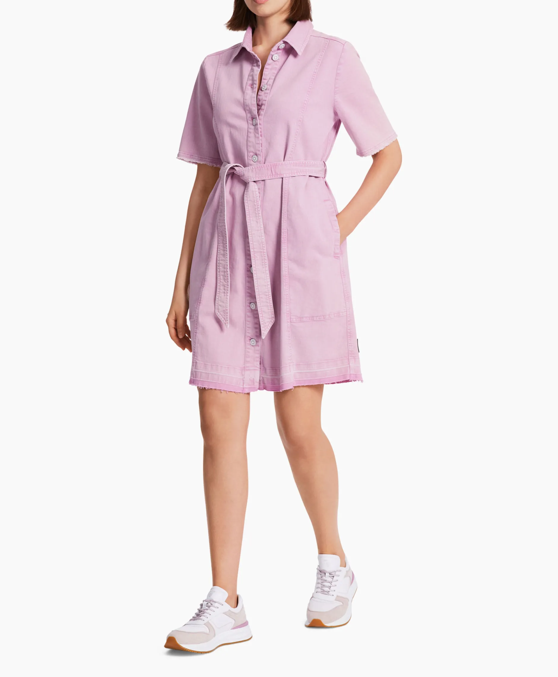 Dames Marccain Sport Bruiloftskleding*Jurk Ws 21.29 D08 Roze