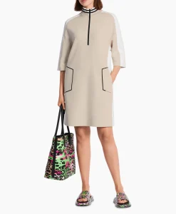 Dames Marccain Sport Bruiloftskleding*Jurk Ws 21.10 J09 Grijs