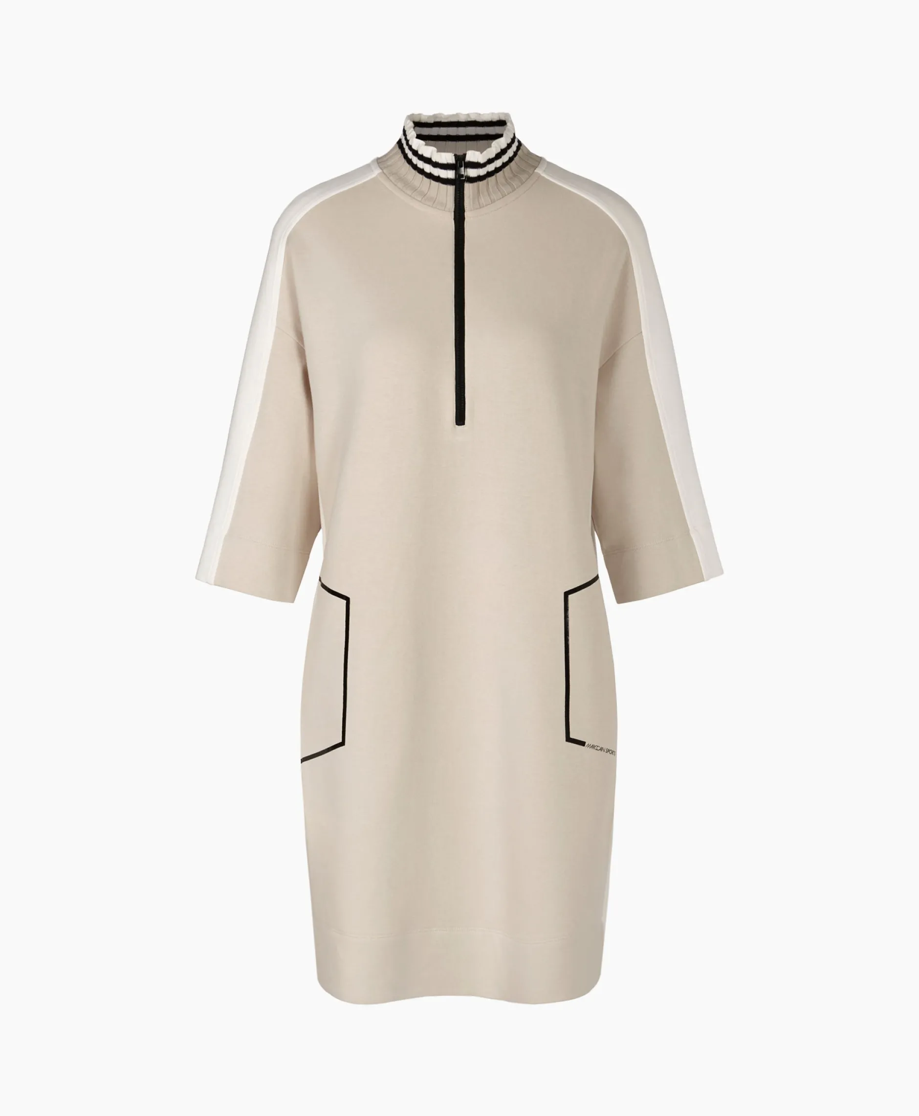 Dames Marccain Sport Bruiloftskleding*Jurk Ws 21.10 J09 Grijs