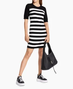 Dames Marccain Sport Bruiloftskleding*Jurk Ws 21.11 M13 Print + 2 Kleurig