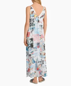 Dames Marccain Sport Bruiloftskleding*Jurk Ws 21.40 W40 Rood