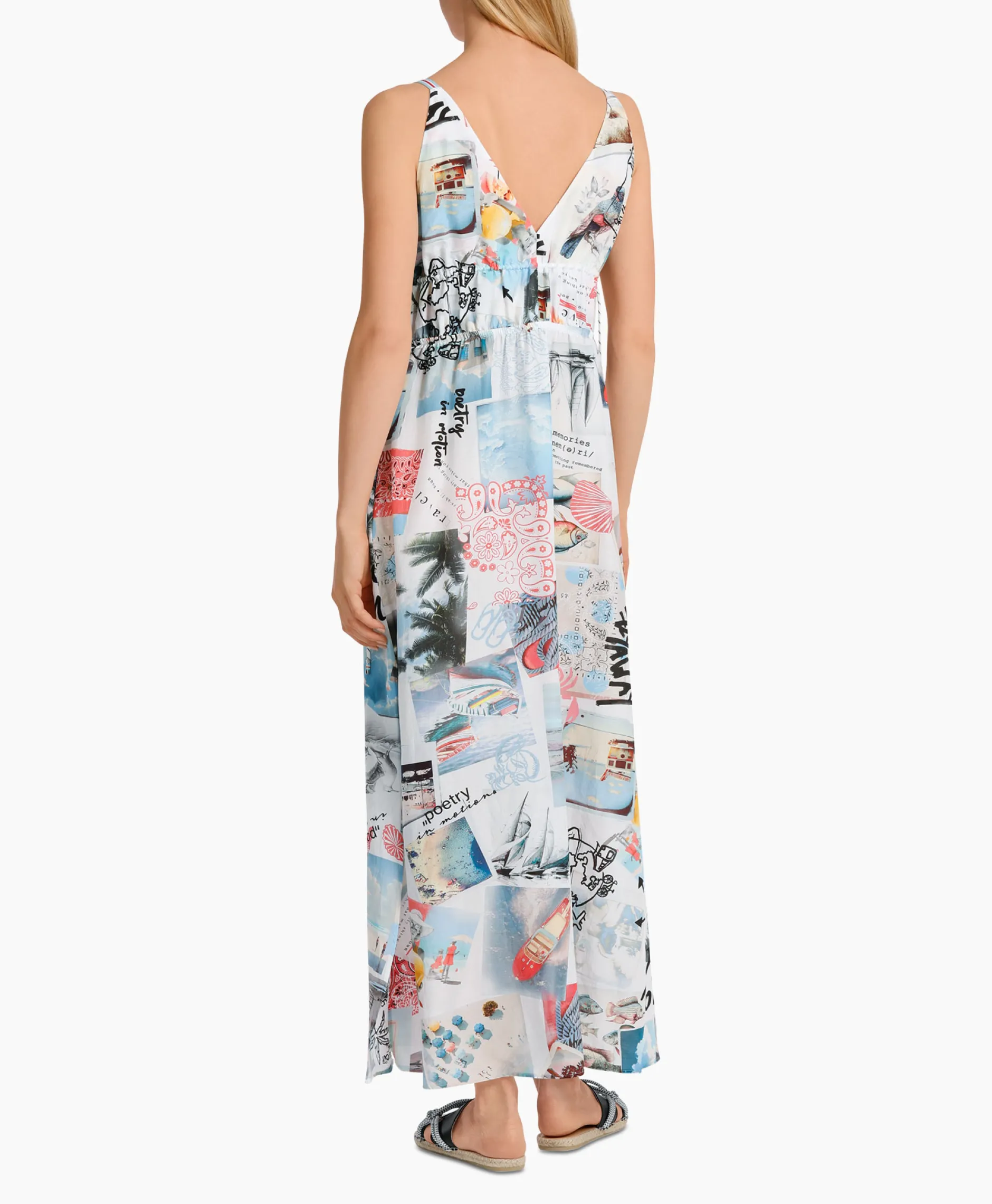 Dames Marccain Sport Bruiloftskleding*Jurk Ws 21.40 W40 Rood