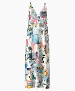 Dames Marccain Sport Bruiloftskleding*Jurk Ws 21.40 W40 Rood