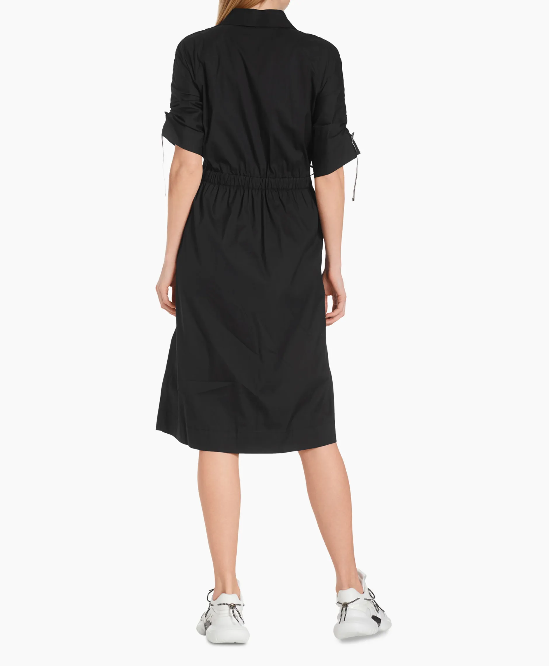 Dames Marccain Sport Bruiloftskleding*Jurk Ws 21.20 W23 Zwart