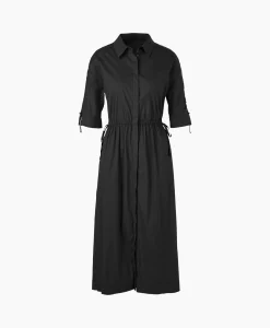 Dames Marccain Sport Bruiloftskleding*Jurk Ws 21.20 W23 Zwart