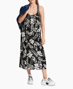 Dames Marccain Sport Bruiloftskleding*Jurk Ws 21.08 W22 Zwart