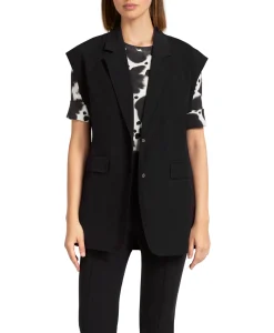 Dames Marccain Sport Gilets*Blazer Us 37.02 W37 Zwart