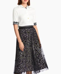 Dames Marccain Sport Polo's*Polo Ws 53.06 J55 Off White