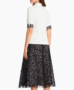 Dames Marccain Sport Polo's*Polo Ws 53.06 J55 Off White