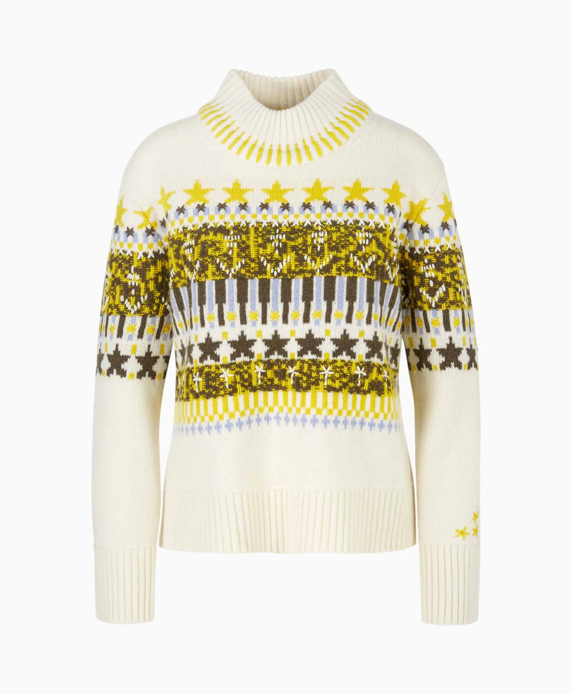 Dames Marccain Sport Truien*Pullover Vs 41.35 M65 Off White