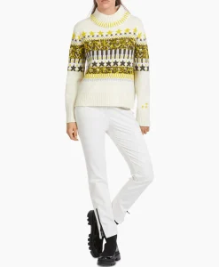 Dames Marccain Sport Truien*Pullover Vs 41.35 M65 Off White