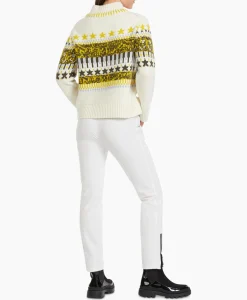 Dames Marccain Sport Truien*Pullover Vs 41.35 M65 Off White