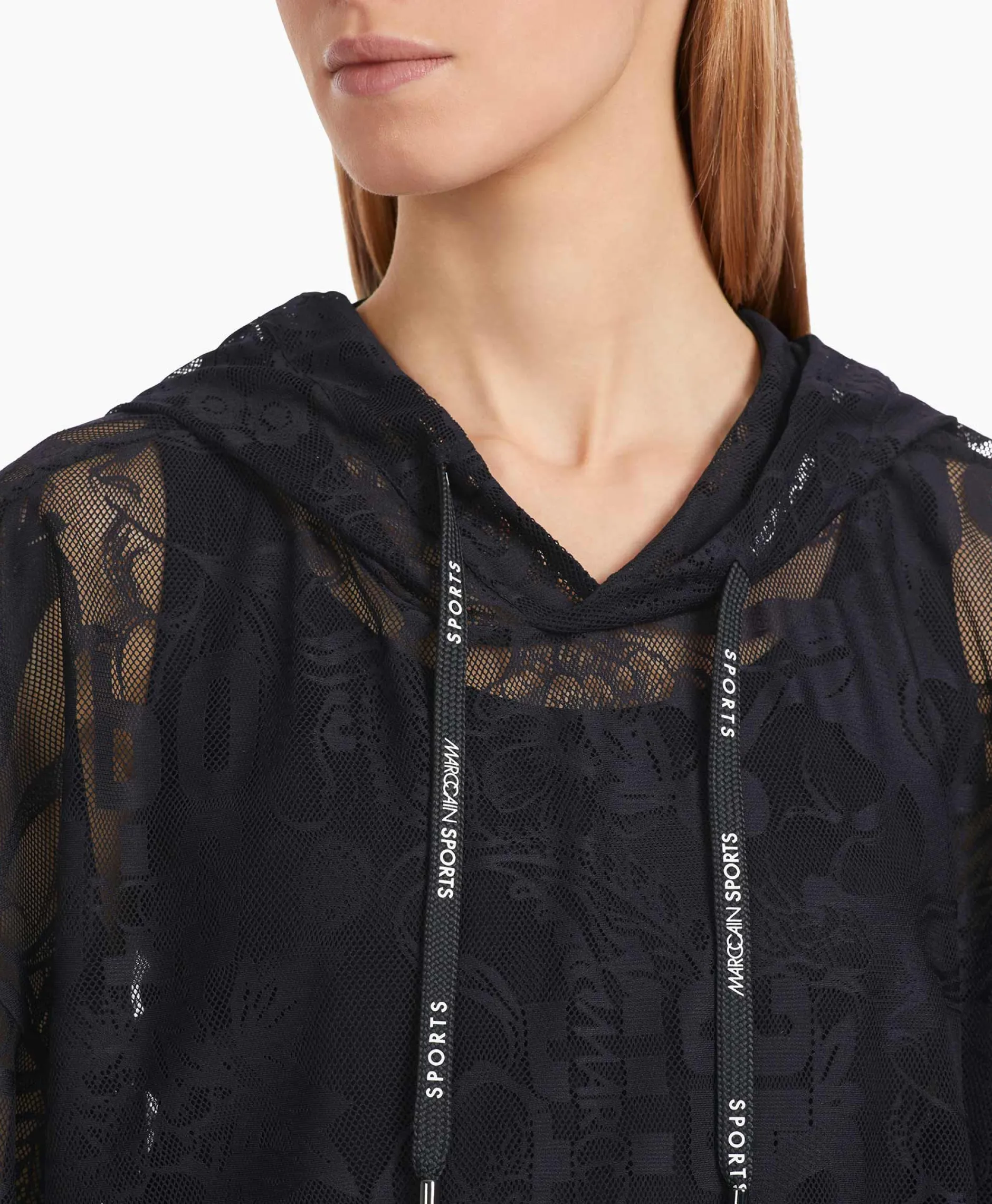 Dames Marccain Sport Truien*Pullover Vs 44.15 W59 Blauw