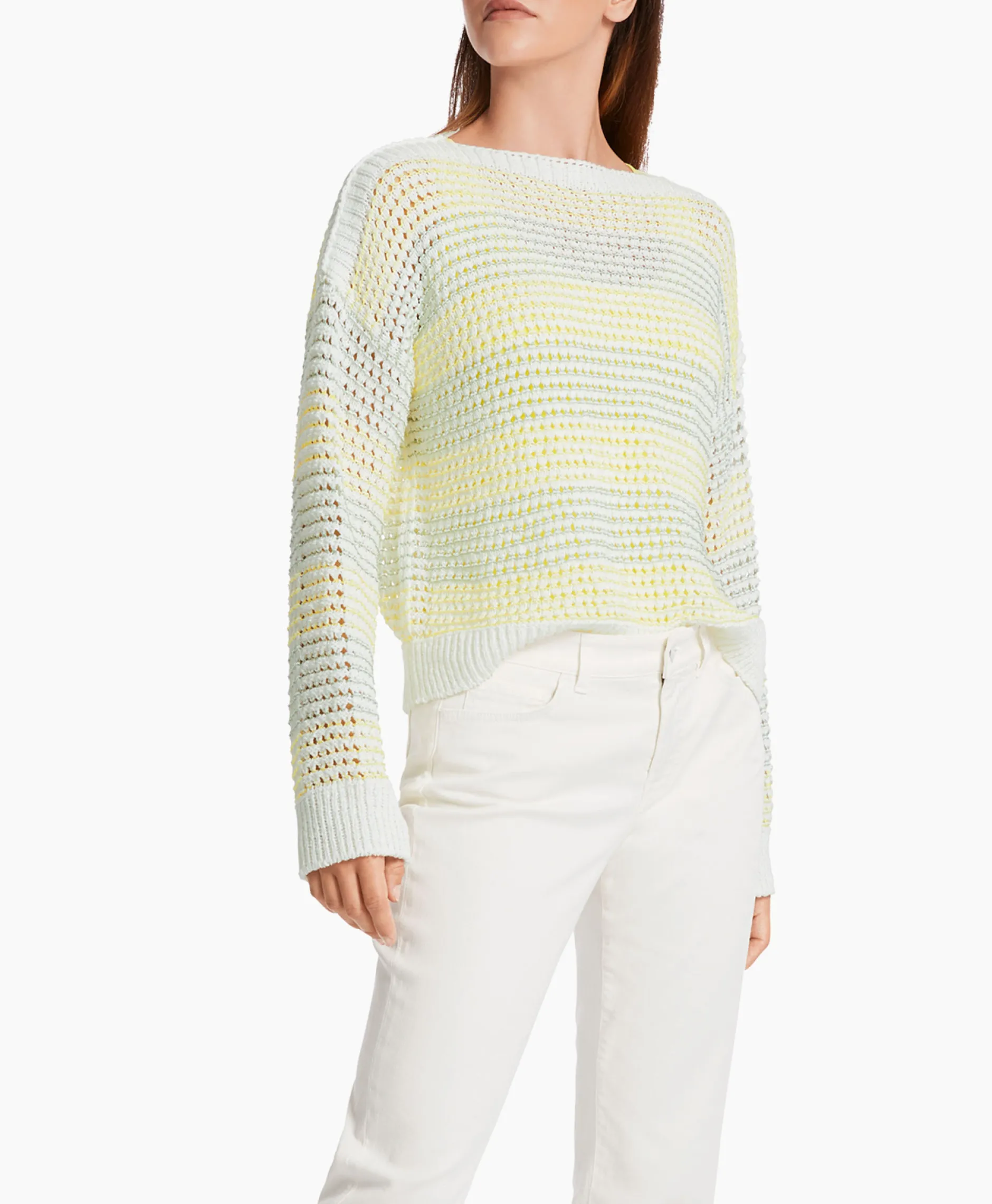 Dames Marccain Sport Truien*Pullover Ws 41.14 M18 Off White