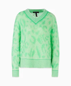 Dames Marccain Sport Truien*Pullover Ws 41.03 M01 Groen
