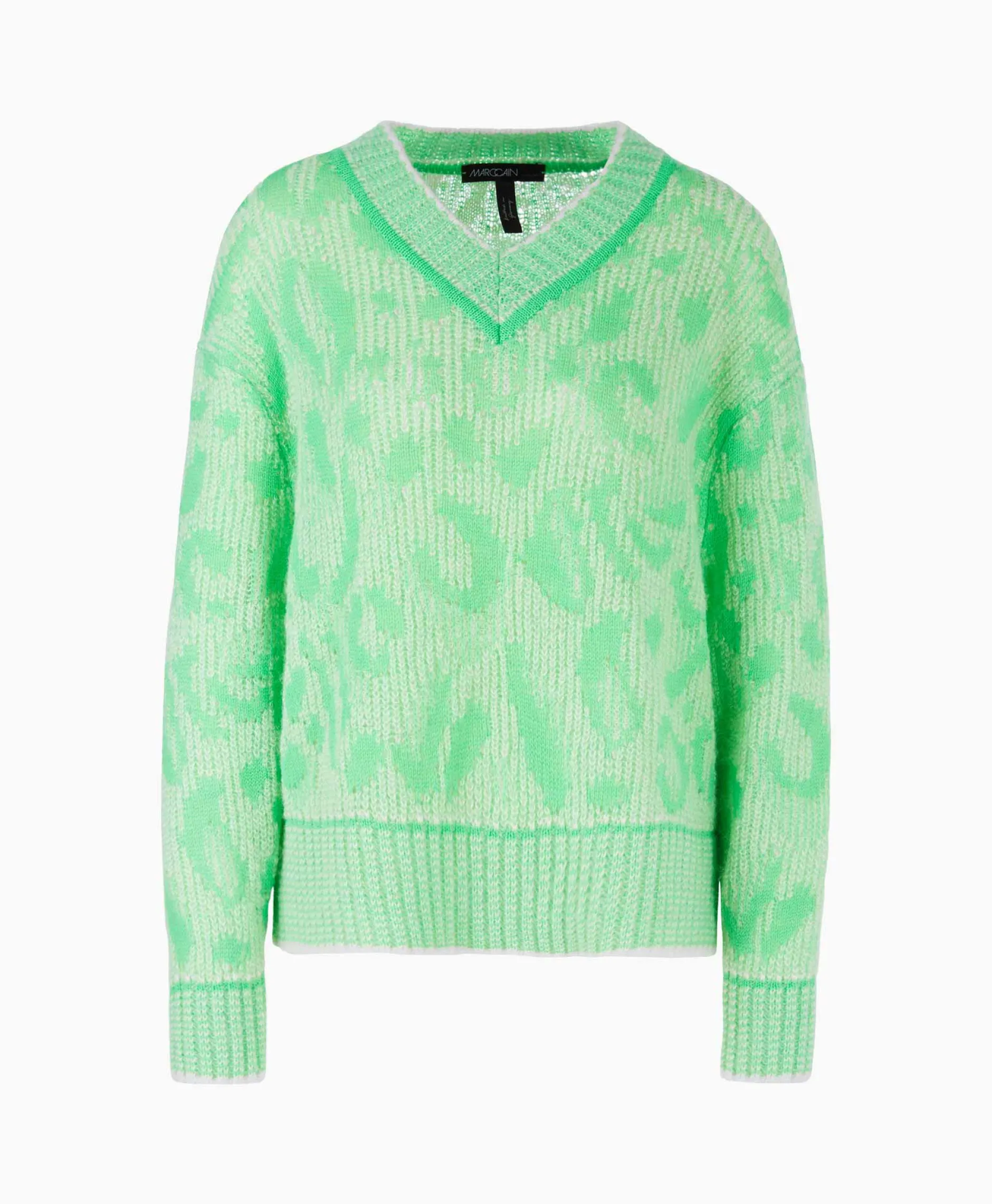 Dames Marccain Sport Truien*Pullover Ws 41.03 M01 Groen