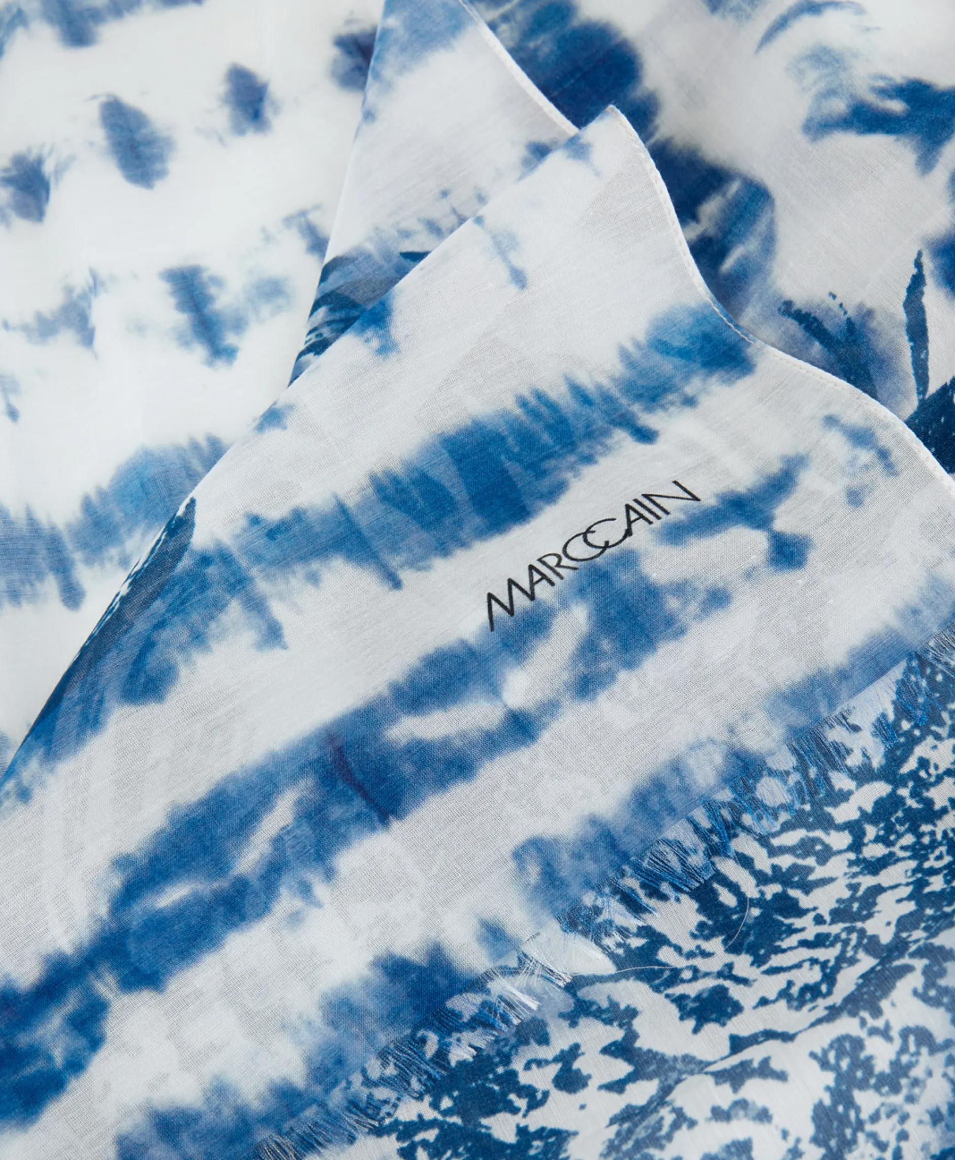 Dames Marccain Sport Sjaals*Sjaal Us B4.07 Z27 Blauw