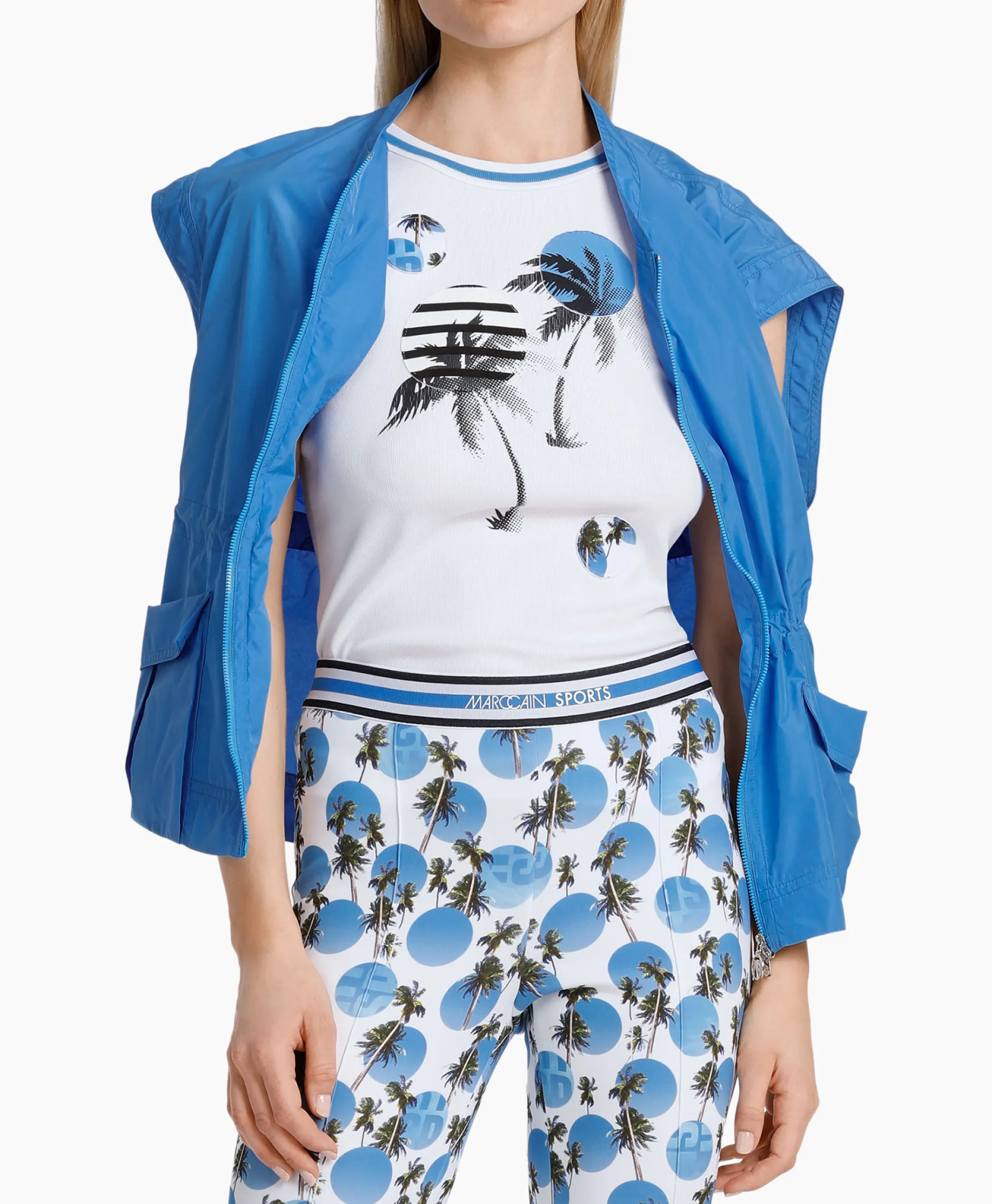 Dames Marccain Sport T-Shirts & Tops*Top Ws 61.15 J94 Wit