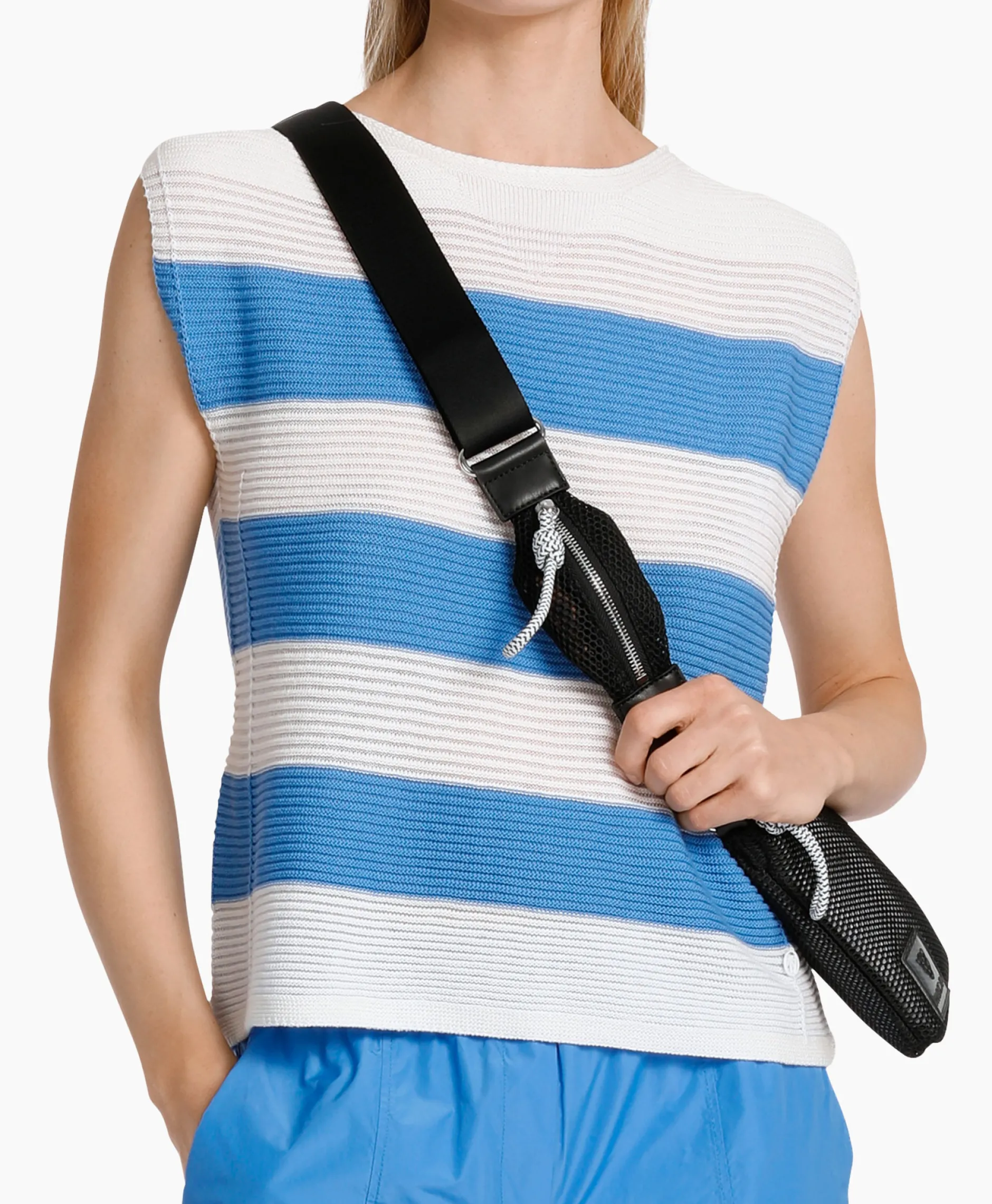 Dames Marccain Sport T-Shirts & Tops*Top Ws 61.16 M36 Donker Blauw