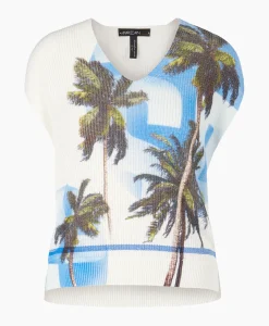 Dames Marccain Sport T-Shirts & Tops*Top Ws 42.03 M33 Donker Blauw