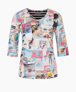 Dames Marccain Sport T-Shirts & Tops*T-Shirt Ws 48.39 J66 Rood