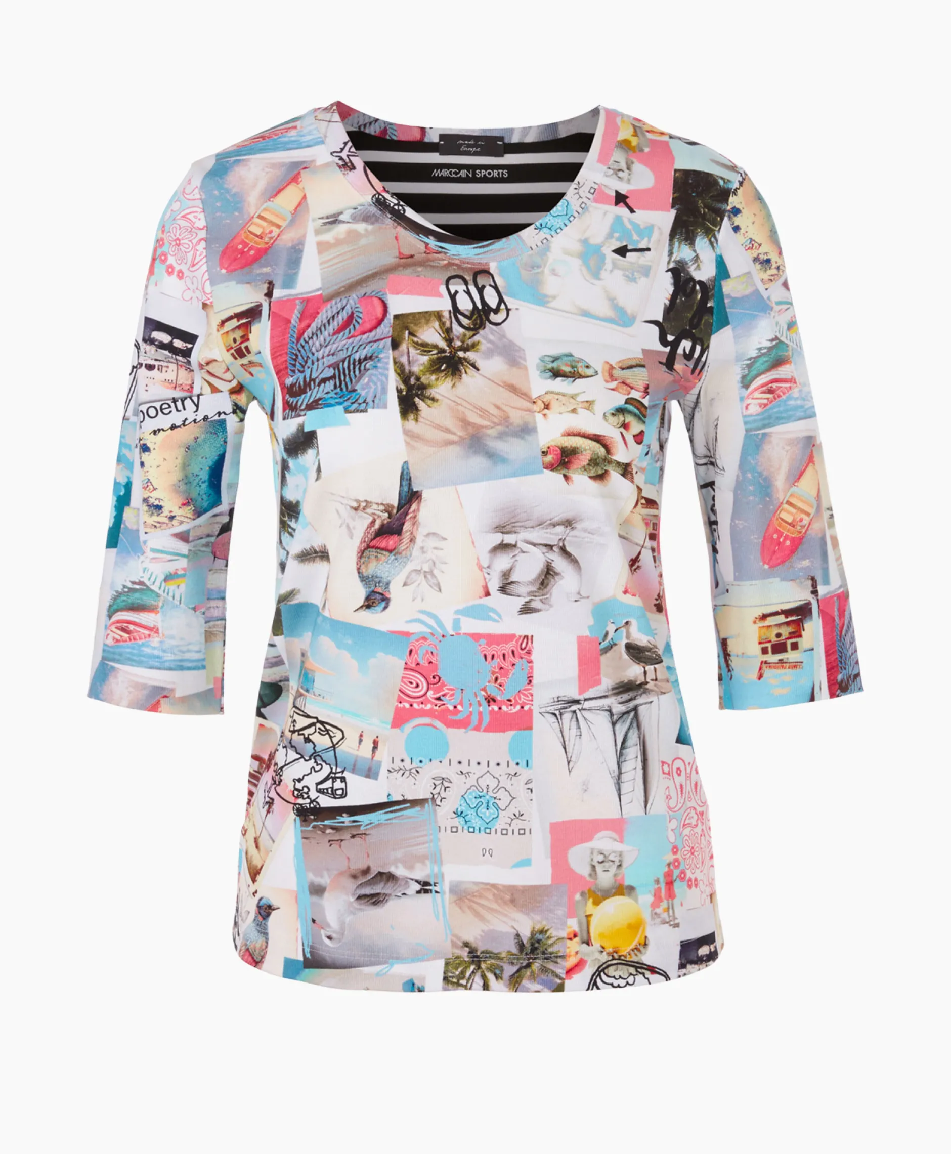 Dames Marccain Sport T-Shirts & Tops*T-Shirt Ws 48.39 J66 Rood