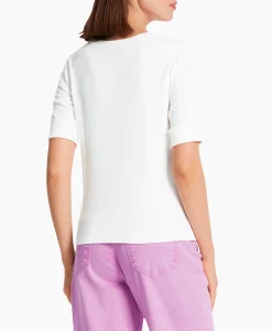 Dames Marccain Sport T-Shirts & Tops*T-Shirt Ws 48.28 J32 Off White