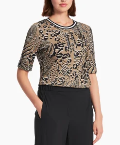 Dames Marccain Sport T-Shirts & Tops*T-Shirt Ws 48.38 J07 Zand