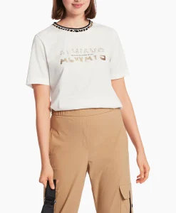 Dames Marccain Sport T-Shirts & Tops*T-Shirt Ws 48.20 J27 Off White