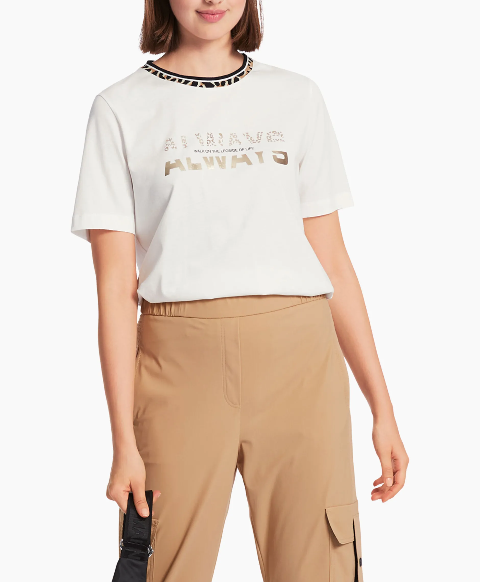 Dames Marccain Sport T-Shirts & Tops*T-Shirt Ws 48.20 J27 Off White