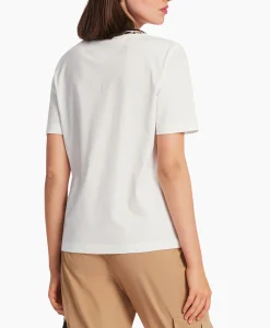 Dames Marccain Sport T-Shirts & Tops*T-Shirt Ws 48.20 J27 Off White