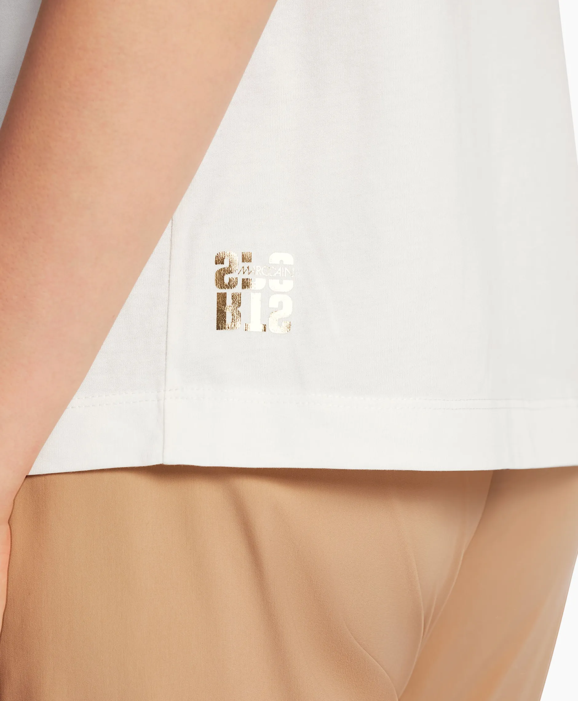 Dames Marccain Sport T-Shirts & Tops*T-Shirt Ws 48.20 J27 Off White