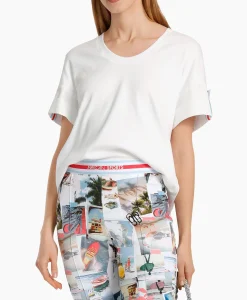 Dames Marccain Sport T-Shirts & Tops*T-Shirt Ws 48.31 J55 Wit