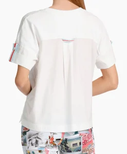 Dames Marccain Sport T-Shirts & Tops*T-Shirt Ws 48.31 J55 Wit