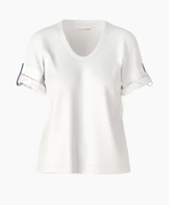 Dames Marccain Sport T-Shirts & Tops*T-Shirt Ws 48.31 J55 Wit