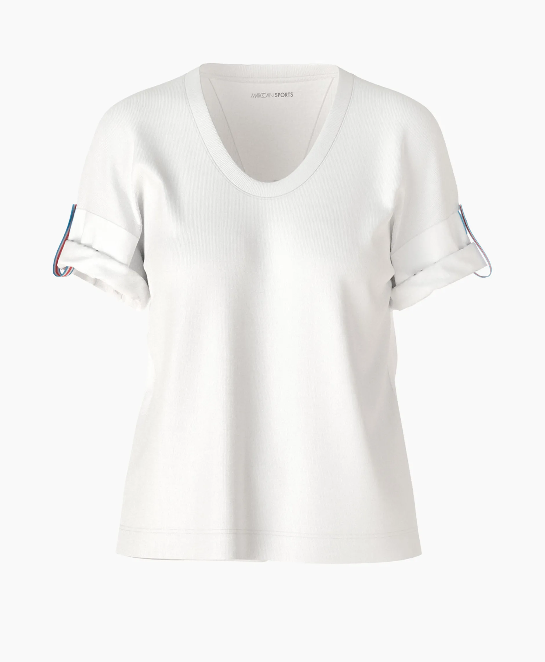 Dames Marccain Sport T-Shirts & Tops*T-Shirt Ws 48.31 J55 Wit