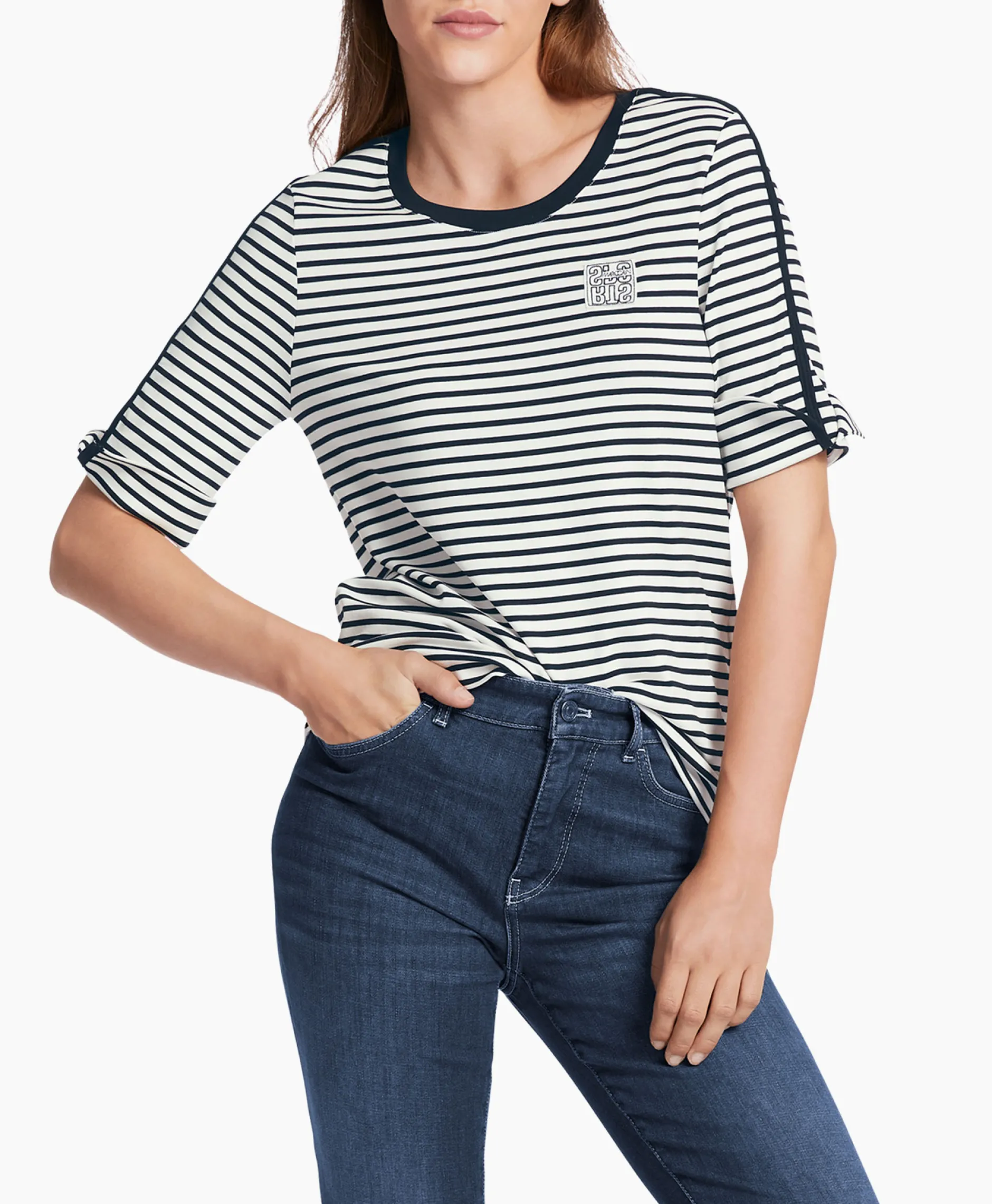 Dames Marccain Sport T-Shirts & Tops*T-Shirt Ws 48.03 J18 Print + 2 Kleurig