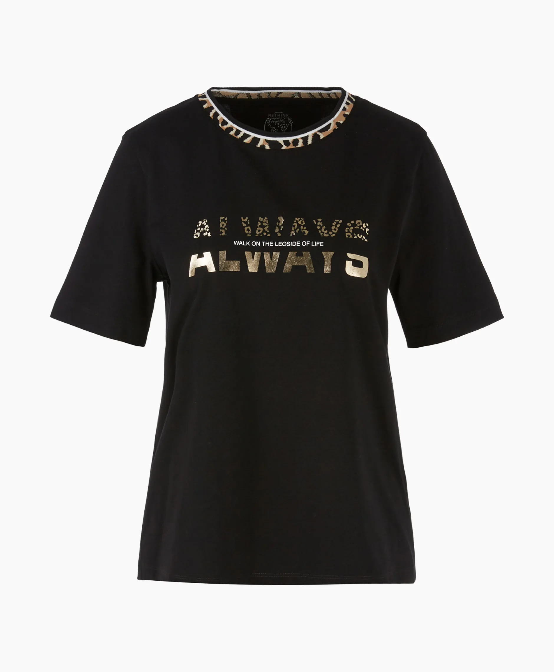 Dames Marccain Sport T-Shirts & Tops*T-Shirt Ws 48.20 J27 Zwart