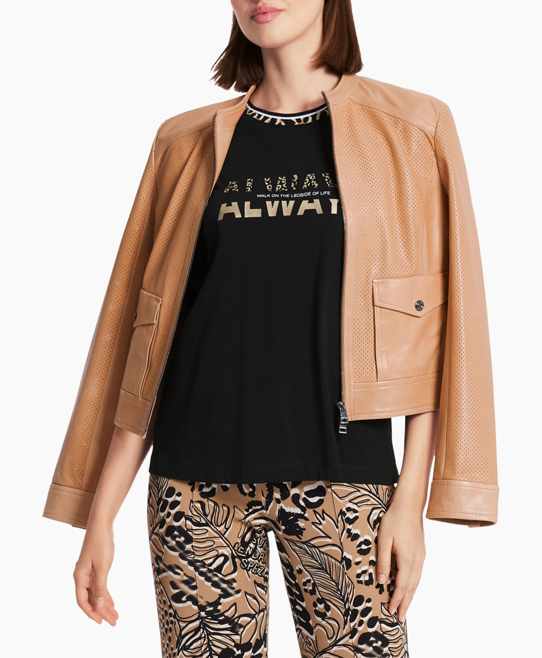 Dames Marccain Sport T-Shirts & Tops*T-Shirt Ws 48.20 J27 Zwart