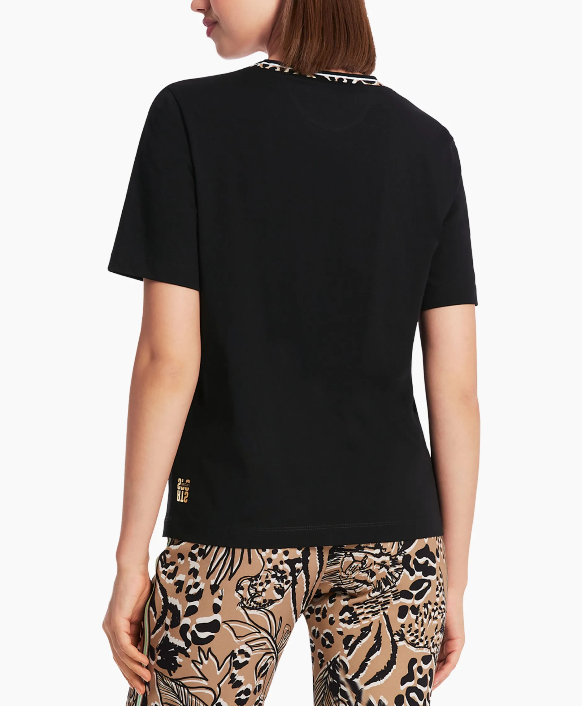 Dames Marccain Sport T-Shirts & Tops*T-Shirt Ws 48.20 J27 Zwart