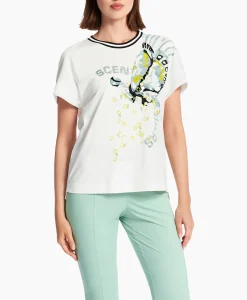 Dames Marccain Sport T-Shirts & Tops*T-Shirt Ws 48.06 J41 Off White