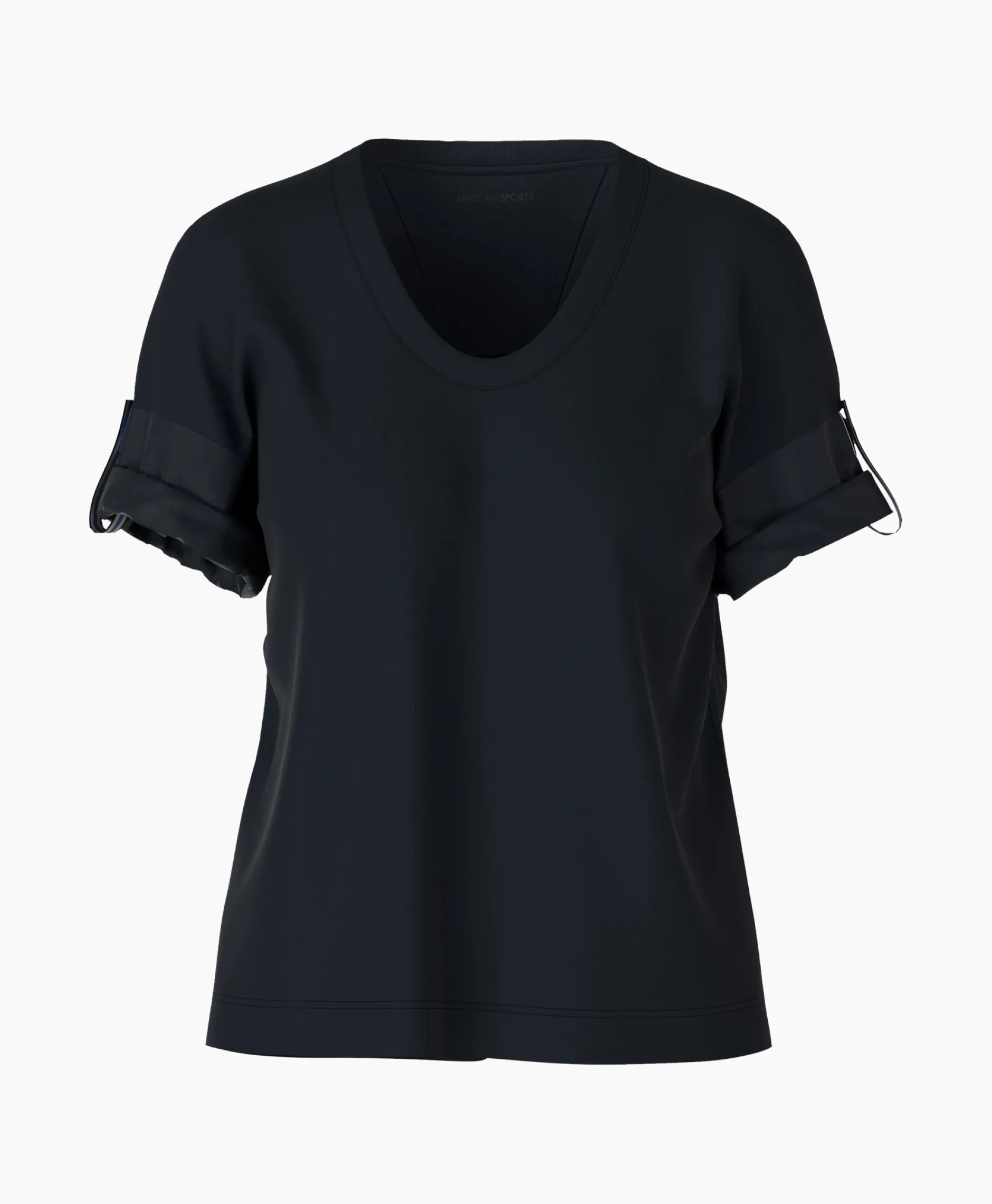 Dames Marccain Sport T-Shirts & Tops*T-Shirt Ws 48.31 J55 Midden Blauw