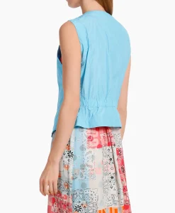 Dames Marccain Sport Jassen*Vest Ws 37.04 W03 Blauw