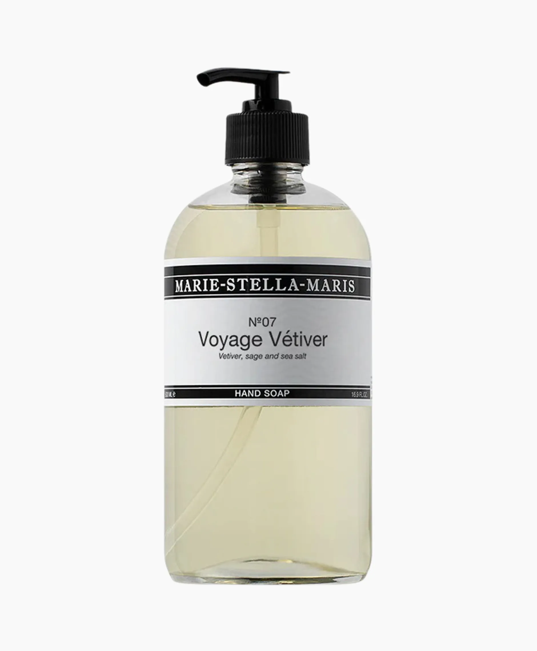 Lifestyle Marie-stella-maris Lifestyle*Hand Soap Voyage Vetiver 500 Ml Glass Diversen
