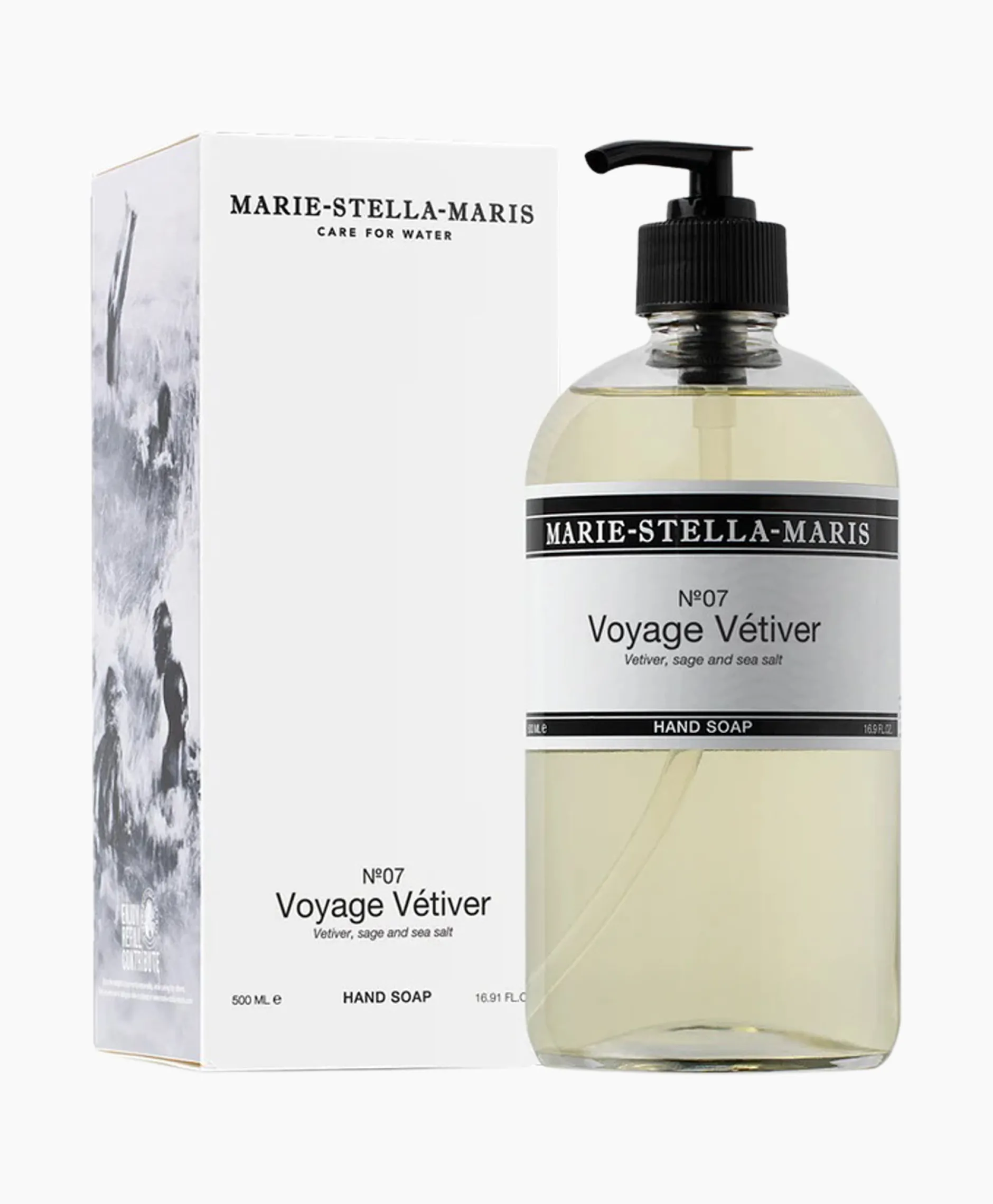 Lifestyle Marie-stella-maris Lifestyle*Hand Soap Voyage Vetiver 500 Ml Glass Diversen